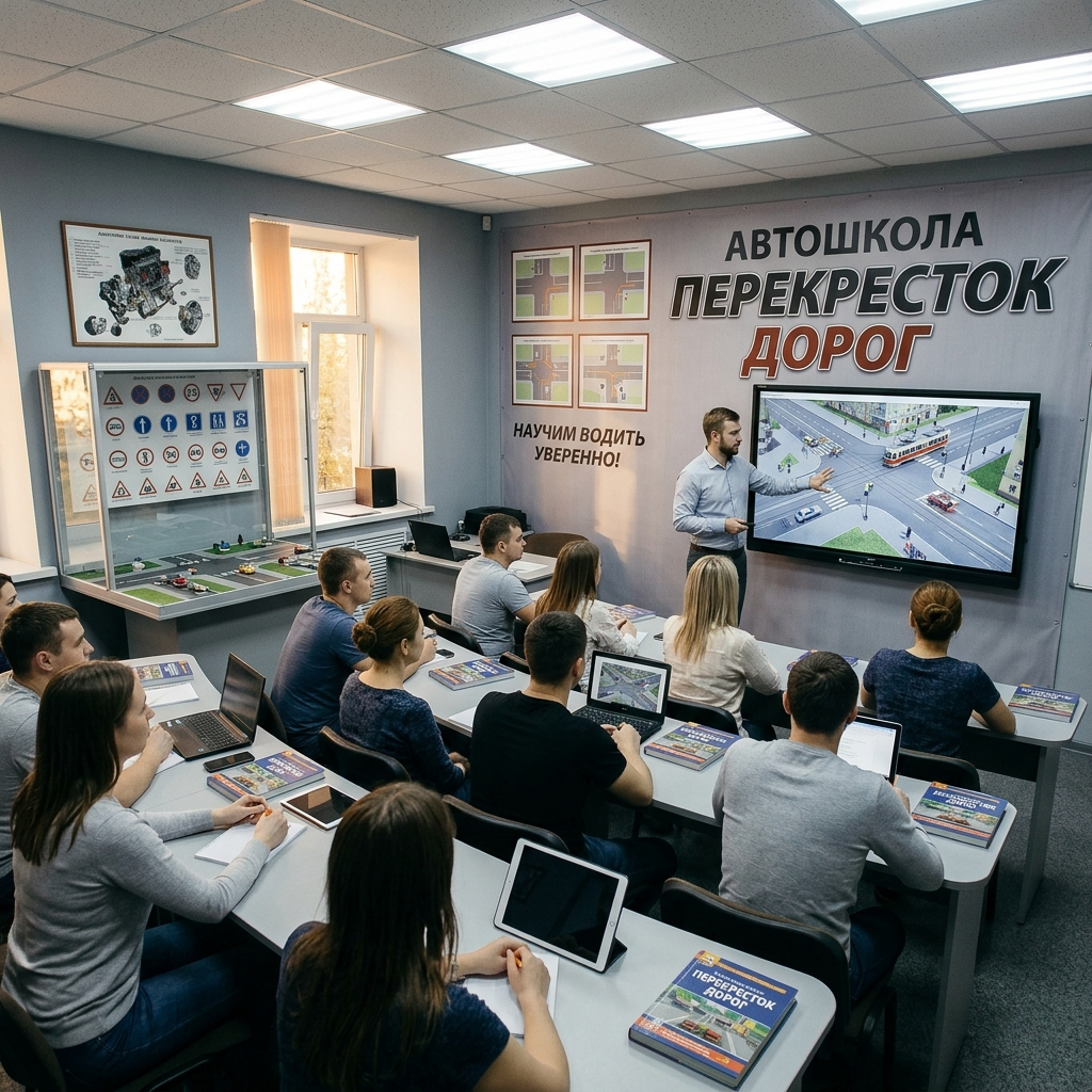 Учебный класс автошколы на Профсоюзной, 76