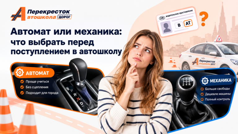 Автомат или механика: что выбрать перед поступлением в автошколу
